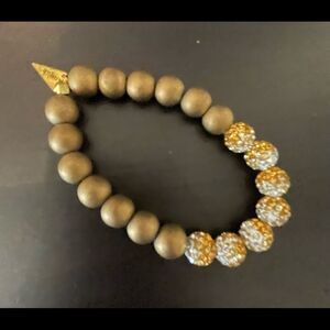 NEW Erimish Beaded & Rhinestone Stack Bracelet